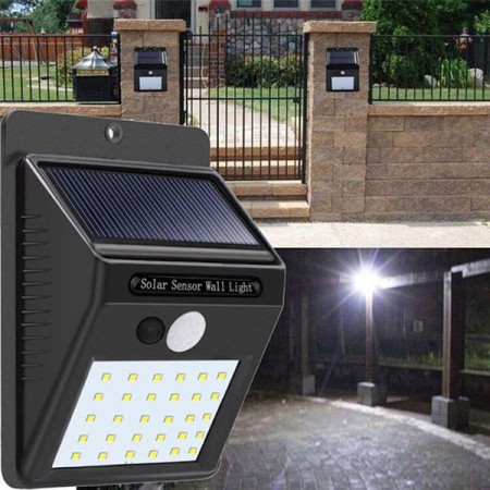 1 pcs Solar Charging LED Sensor Light